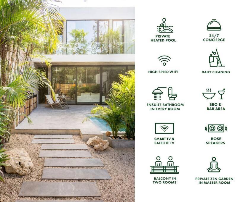 Villa Nimi Architectural Masterpiece Experience Private Pool & Great Concierge Service By Hum Living 图卢姆 外观 照片